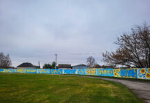 У Вербках з’явився мурал з позивними загиблих хлопців (ФОТО і ВІДЕО)