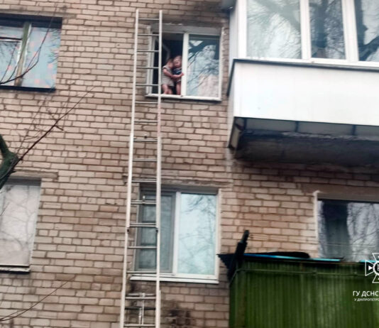 У Павлограді рятувальники зняли з підвіконня двох малюків