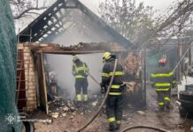 У Павлограді горів гараж