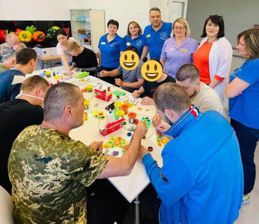 У відділенні реабілітації провели майстер-клас для поранених захисників
