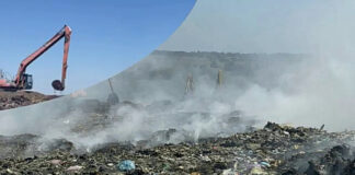 На полігоні ТПВ продовжують гасити пожежу