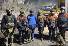 На Святвечір павлоградські кінологи допомагали шукати людей під завалами
