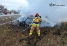 У Дмитрівці згорів автомобіль