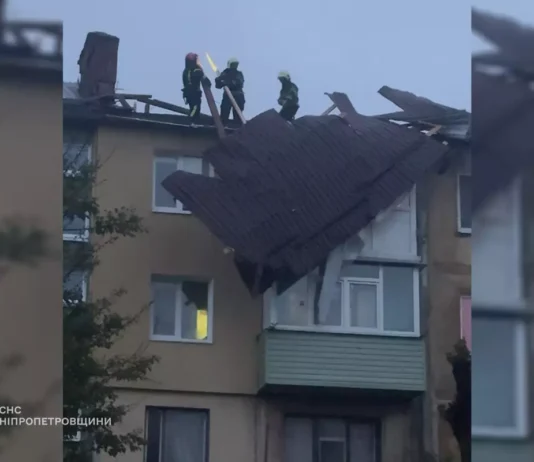 У Павлограді негода завалила понад 10 дерев і позривала дахи