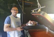 Як шахтар з Донеччини очолив благодійну їдальню у транзитному центрі Павлограда