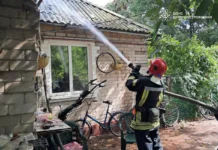У Павлоградському районі вогнеборці гасили пожежу у житловому будинку