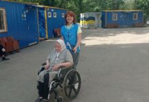 З Донеччини до Павлограда евакуювали жінку, якій виповнилося 100 років