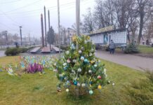 У Павлограді з’явилася Ялинка Героїв