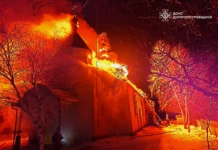 У Павлоградському районі горів храм