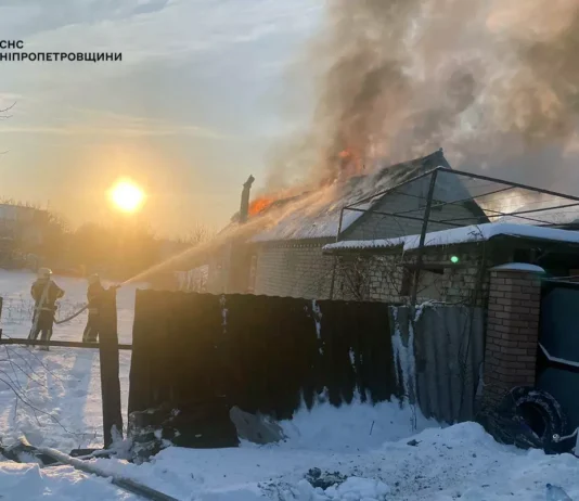 У Павлограді горів гараж