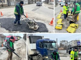 У Павлограді триває ямковий ремонт доріг