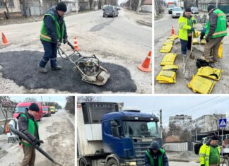 У Павлограді триває ямковий ремонт доріг