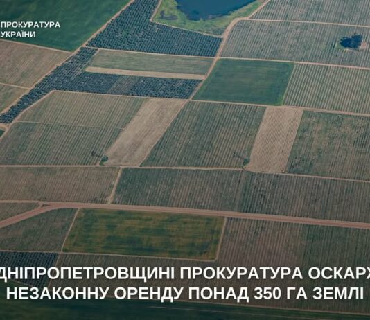 На Синельніківщині незаконно орендували понад 350 га землі