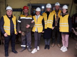 Одну з шахт Західного Донбасу відвідала міністерка у справах ветеранів