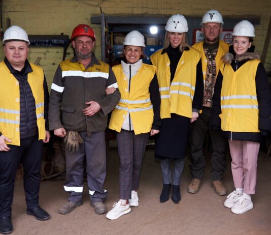 Одну з шахт Західного Донбасу відвідала міністерка у справах ветеранів