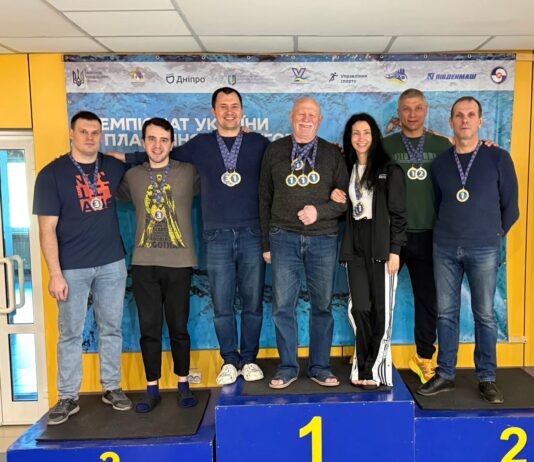 Павлоградці стали чемпіонами України з плавання в категорії «Мастерс»