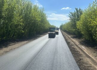Тривають ремонтні роботи на автодорозі Мерефа – Лозова – Павлоград