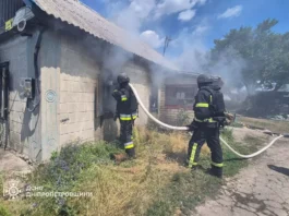 У селі Олефірівка горів житловий будинок