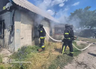 У селі Олефірівка горів житловий будинок