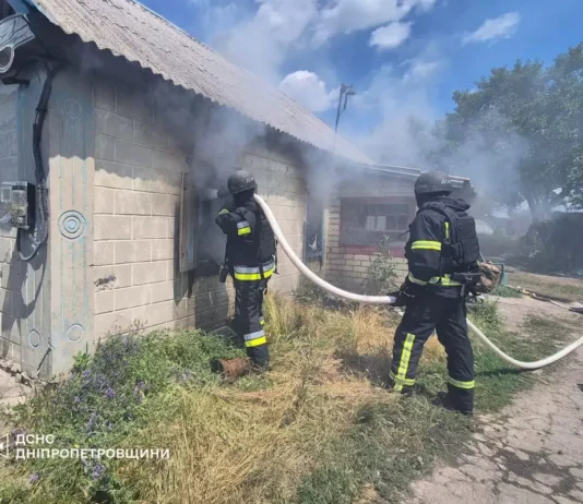 У селі Олефірівка горів житловий будинок