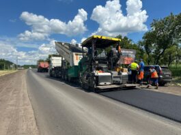 На автошляху Мерефа – Лозова – Павлоград тривають ремонтні роботи