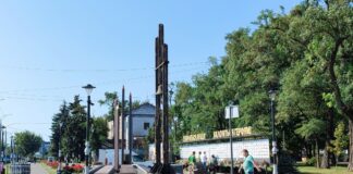 На Алеї Слави у Павлограді проводять реконструкцію