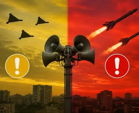 На Дніпропетровщині хочуть відмовитися від поділу повітряних тривог на «жовтий» та «червоний» рівні небезпеки