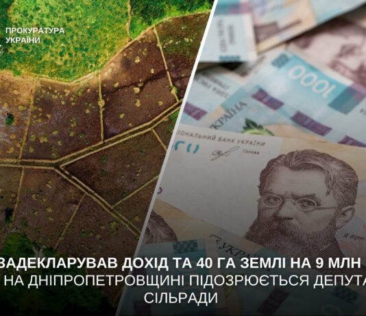 Не задекларував дохід та 40 га землі на 9 млн грн: підозрюється депутат сільради Синельніківщини