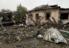 На місцях влучань КАБів у Павлограді працюють усі відповідні служби